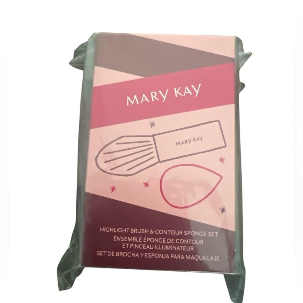 Mary Kay Pink‎ Highlight Brush and Contour Sponge